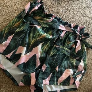 Tropical shorts never worn